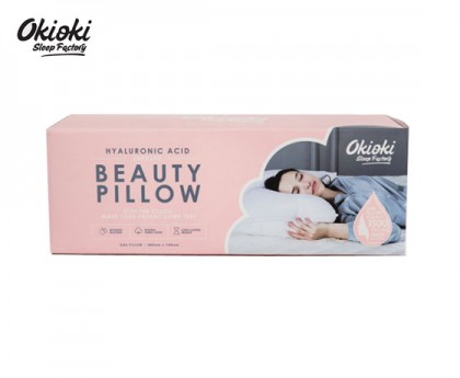 【1件包邮】Okioki 玻尿酸美颜枕头 粉色包装（65% 再生纤维+35%棉）【下单后预计7天内发货】
